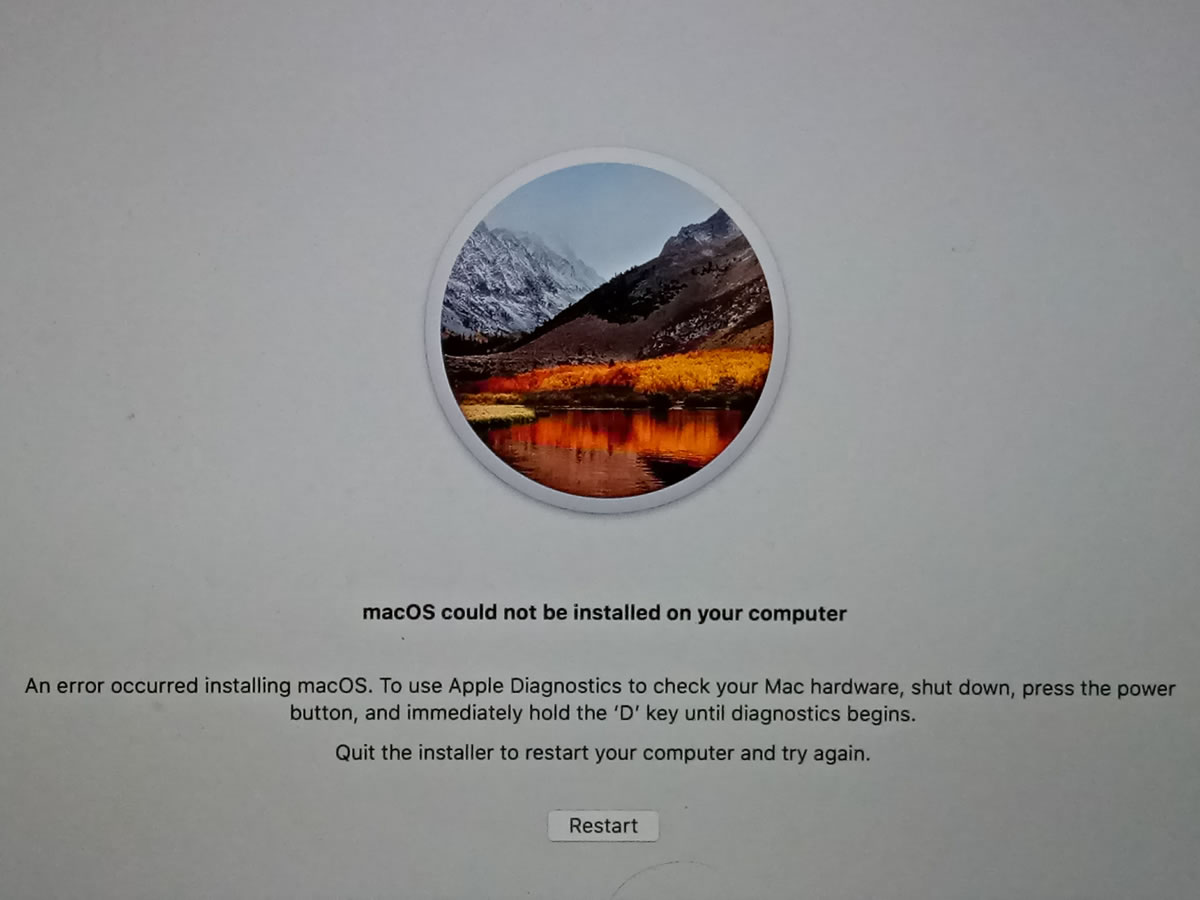 software update for mac 10.13 high sierra